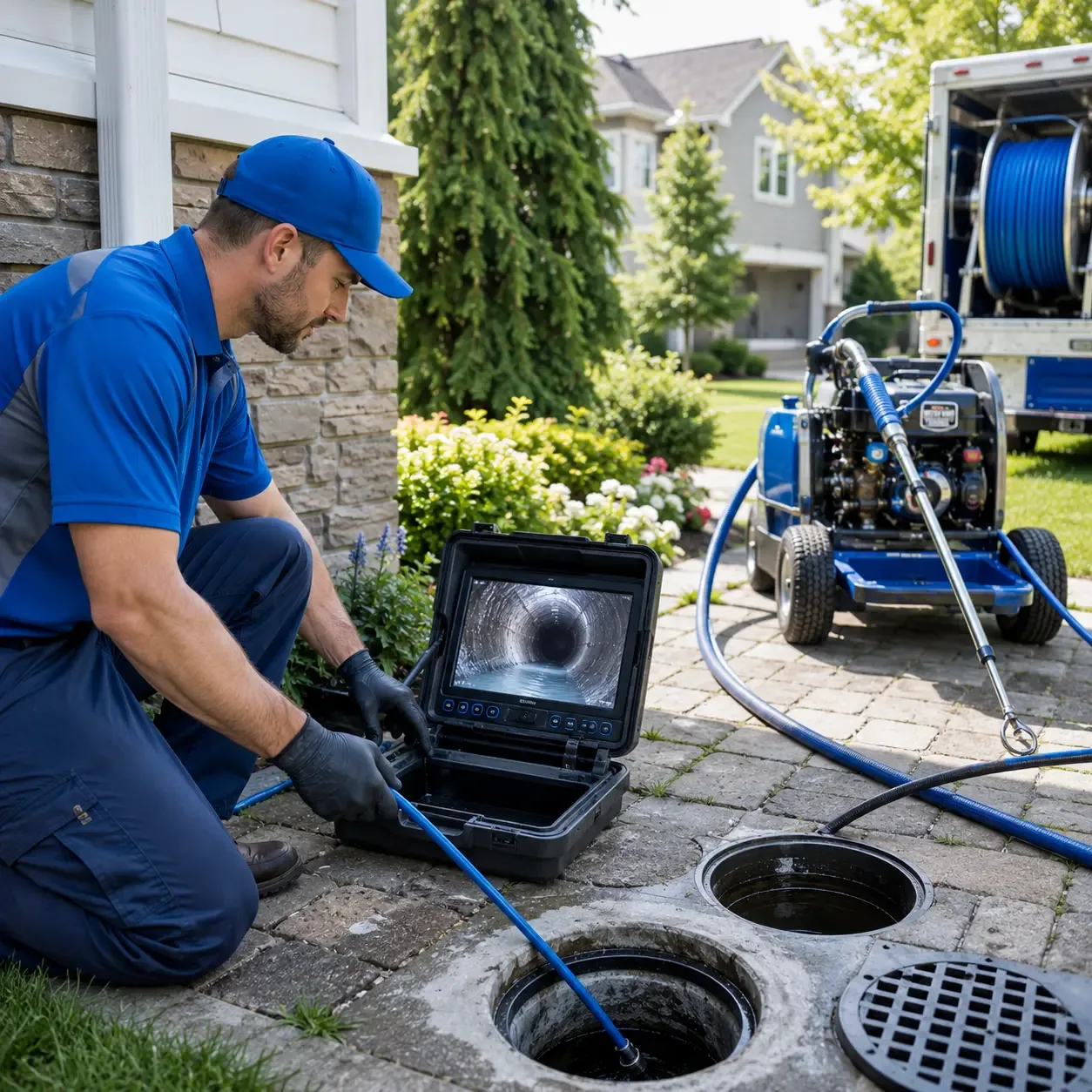 Outdoor drain cleaning professionals serving Hooversville, PA